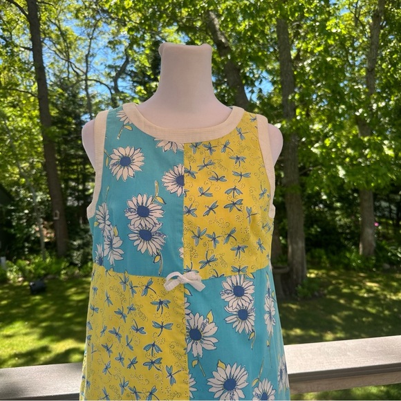 Vintage Lilly Pulitzer Dress Women 4 Dragon Fly Patchwork Bow Daisy Party Core - Picture 2 of 10